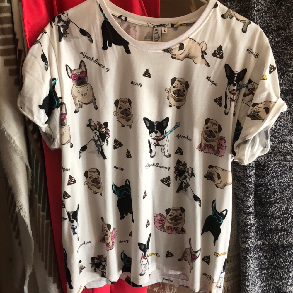 Yeah bunny size large tee